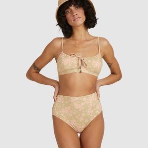 Billabong Bikini Set 💕 Bralette + Hi Retro Bottom